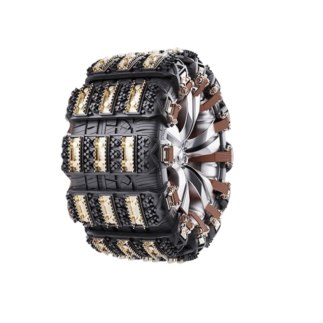 BotaniNest Thorn Pattern Heavy Duty Tire Chains Traction Enhanced For Trucks SUVs Winter Driving