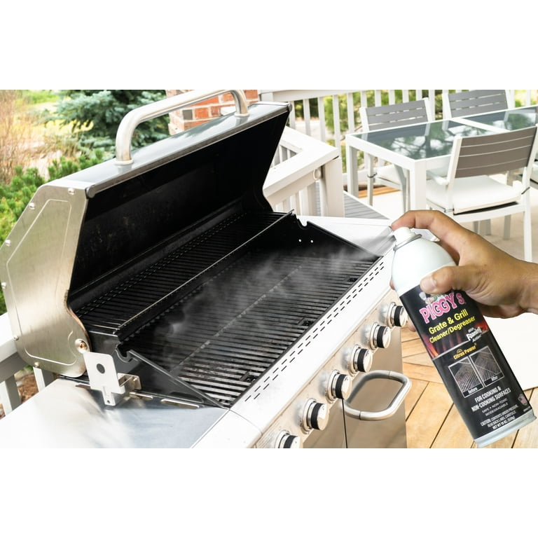 Piggy's BBQ Grate & Grill Cleaner 19 oz Aerosol Can (Pack of 1) 