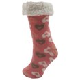 thumbnail image 4 of Fluffy Thermal Sherpa Slipper Socks, 3 Pairs for Women, Ultra Soft Christmas Winter Non Skid (Pack F), 4 of 6