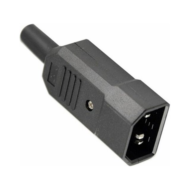 Monstrate Enchufe de cableado de 3 pines conector de alimentación automotriz de bicicleta eléctrica de repuesto resistente al calor de alta Adaptadores de corriente Masculino