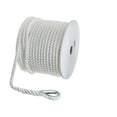 thumbnail image 2 of Seachoice Anchor Line Rope, 3-Strand Twisted, White, Nylon, 3/8 In. X 150 Ft., 2 of 5