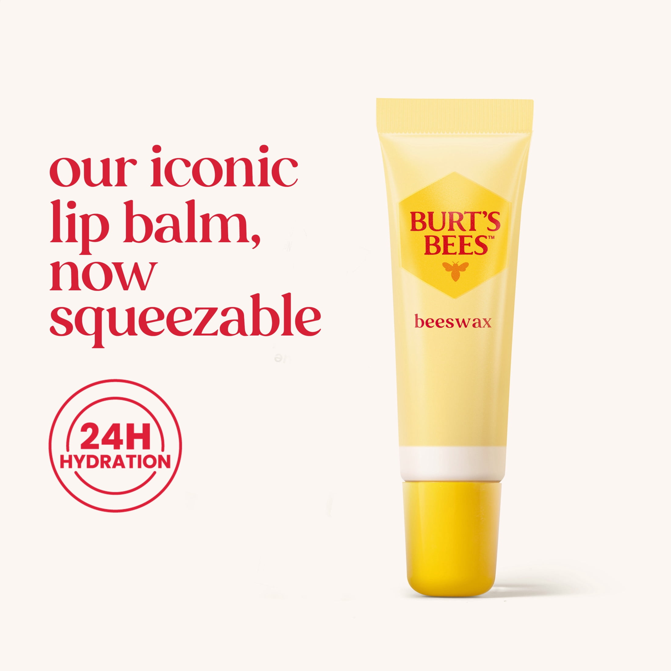 Burt's Bees 24-Hour Hydrating 100% Natural Origin Lip Balm, Peppermint