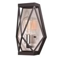thumbnail image 1 of Vaxcel International W0319 Hailey Wall Light in Black Graphite & Satin Nickel, 1 of 1