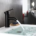 thumbnail image 1 of Robinet de lavabo de salle de bain Sincero noir haute qualité, 1 of 5