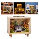 thumbnail image 5 of de Muebles de Caja de Miniatura de Bricolaje Modelo de Bricolaje Jardín de Niñas Juguetes Artesanales de Jardín de girasoles CUTICAT casa de muñecas en miniatura, 5 of 7