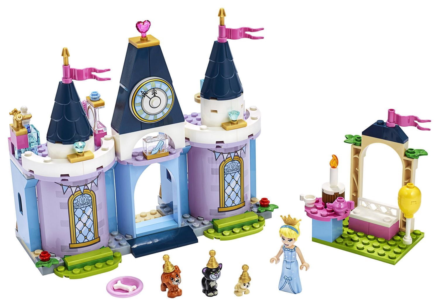LEGO Disney Cinderella’s Castle Celebration 43178 Cinderella Toy Building Kit (168 Pieces)