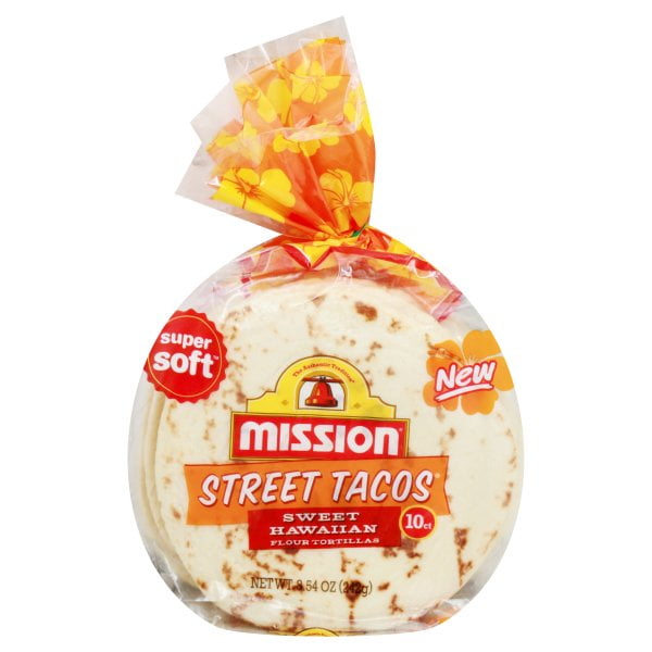 Mission Street Tacos Sweet Hawaiian Flour Tortillas, 8.54 oz 10 Count