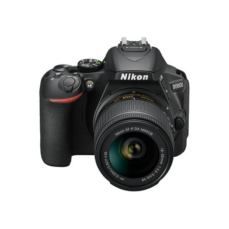 Nikon - D5600 DSLR Video Two Lens Kit with 18-55mm and 70-300mm Lenses - Black