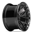 thumbnail image 4 of 4PLAY Wheels 4P55 22 Inch Rim Fits 5x127 & 5x139.7 22x12 Gloss Black Brushed with Tinted Clear (1), 4 of 5