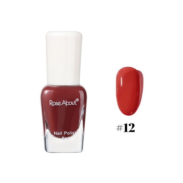 Pisexur Belleza Maquillaje Esmalte de uñas a base de agua, desgarrable, para hornear, sin olor, brillante, con lentejuelas, para realzar las uñas (8 ml)para mujeres y hombres