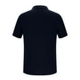 thumbnail image 4 of Chbgutlmr Ribbed Shirts for Men Short Sleeve V Neck Turn down Collar T-Shirts Casual Summer Solid Color Tops, 4 of 4