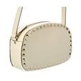 thumbnail image 3 of Valentino Rockstud Grainy Leather Camera Bag, White, 3 of 5