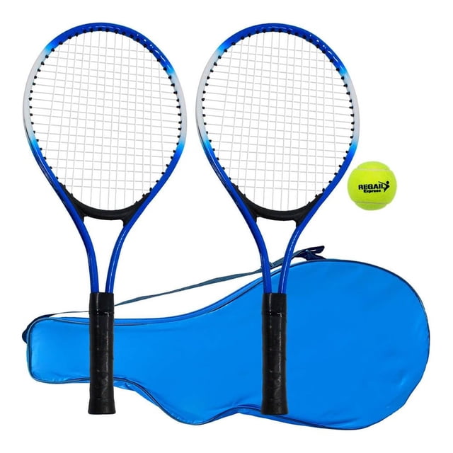 Juego de Tenis LINAHEALTH Multi Filamentos con 2 Raquetas y Pelota