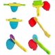 thumbnail image 3 of 6pcs Plastic Clay & Dough Play Tool Set for Kids 3+ Years, Random Colors, 3 of 3