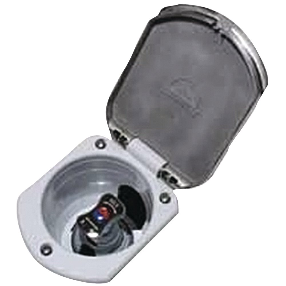 Scandvik 12134 316 Stainless Steel Recessed Transom Shower Mixer