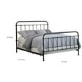 thumbnail image 2 of Transitional Styled Metal Queen Bed Bronze, 2 of 5
