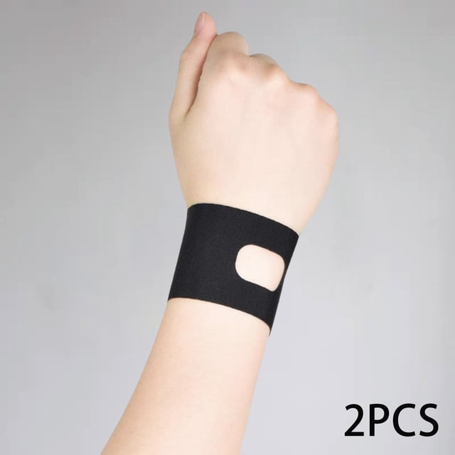 beautymall2017 Muñequera Cómoda Muñequera Ajustable para Golf Baloncesto 2 piezas S negro Baoblaze Abrigo de la muñeca