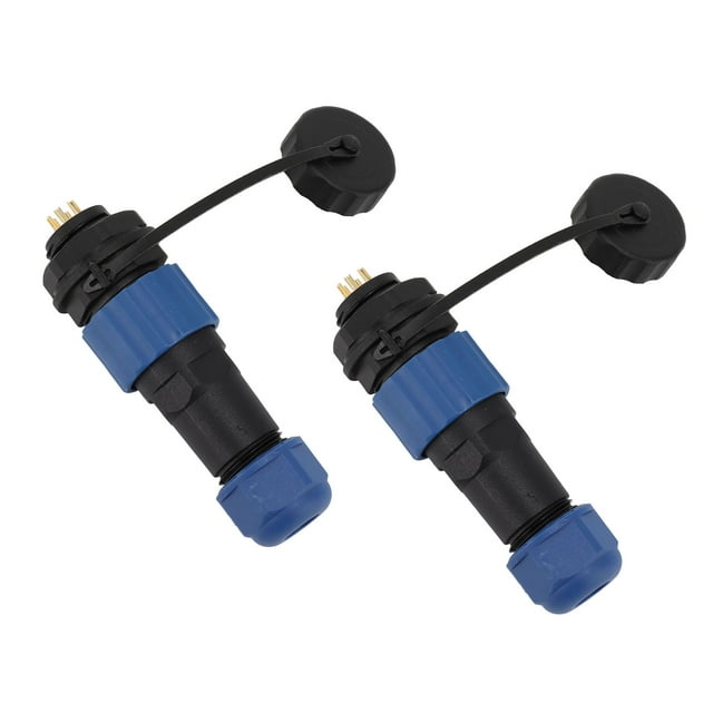 I Conector a prueba de agua, 2 piezas SD16 IP68 a prueba de agua SI Conector a prueba de agua Conector a prueba de agua a medida para la perfección