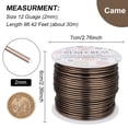thumbnail image 2 of Cable BENECREAT de aluminio calibre 12, 2 mm, 30 m, marrón, 2 of 9