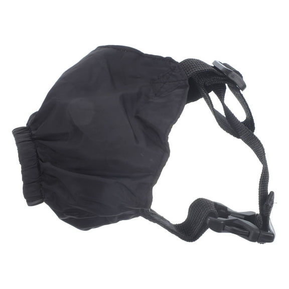 OUNONA Dog Eye Cover Nylon Black for Blow Drying Pet Owners 1Pcs