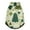 Green Flat Set With Earth Flowers, variant on Pet Winter Coat Snow Zipper Clothing Cold Weather Dog Vest Warm Puppy Coat Simple Forest
