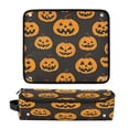 thumbnail image 3 of Hair Tools Travel Bag with Removable Heat Resistant Mat for Straighteners, Curling Iron and Haircare Accessories Halloween Pumpkin Seamless Pattern, 3 of 8