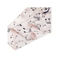 thumbnail image 5 of INSPIRE CHIC Women Satin Square Musical Note 35" Large Silky Neck Scarf Champagne Pink 90x90cm/35.4x35.4 inches(LxW), 5 of 6