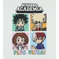 thumbnail image 4 of My Hero Academia Girls' Shirt Plus Ultra! Deku Bakugo Shoto Todoroki Character Grid Kids T-Shirt Tee, 4 of 7