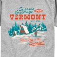 thumbnail image 3 of Instant Message - Season's Greetings From Vermont Short Sleeve Graphic T-Shirt, 3 of 6