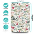 thumbnail image 5 of Washable Rubber Leaves Multicolored Flower Dish Drying Mats for Kitchen Counter Home Large Coffee Bar Pad Accessories and Decor for Utensils Stemware 23.5''x15.5'', 5 of 7