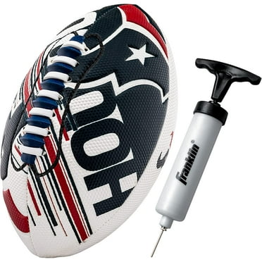 NFL Houston Texans Football - Youth Mini Football - 8.5" Football- SPACELACE Easy Grip Texture- Perfect for Kids !