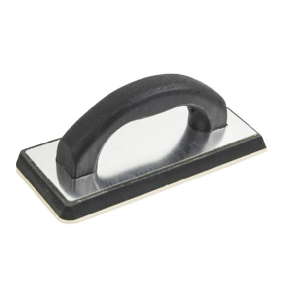 Cxui Outil de Flottaison pour Joints, Épandeur de Joints en Caoutchouc pour Installation de Carreaux, Petite Truelle de Maçonnerie pour Stucco, Cloison Sèche et Béton, avec Poignée de Confort (1Pcs) Argent