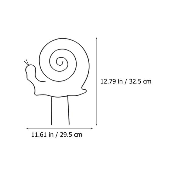 FOLOYORI Outdoor Climbing Plants Rack 2Pcs Geometric Shape Iron for Fruits Courtyard Area 11.6X12.8in