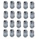 thumbnail image 1 of 20 Piezas de Tuercas de Rueda 1/2-20, 1.38 Pulgadas de Alto, Tuercas de Rueda de Extremo Cerrado de 3/4 Pulgadas para Rueda de Coche, 1 of 1
