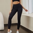 thumbnail image 3 of Zofedap Leggings for Women, No See Through High Waisted Workout Yoga Leggings for Women Black,Size S, 3 of 4