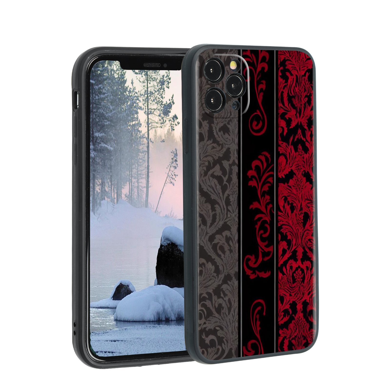 Designer iPhone Case Monogram iPhone 14 Pro Max Case Damask iPhone