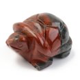 thumbnail image 2 of 5pcs Natural Bloodstone Display Decorations Heliotrope Stone Display Decorations No Hole/Undrilled 3D Tortoise 40~42x28.5~29.5x18.5~21.5mm, 2 of 3