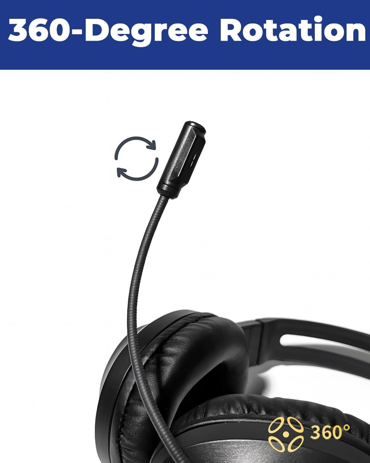 10 Pack Headphones with Microphone, Djustable & Durable School Headphones 3.5mm Jack, Comfortable Over-Ear Headphones for , Black