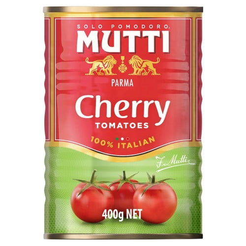 Mutti Italian Cherry Tomatoes - Sweet & Intense 400g, British Import (Pack of 3)