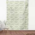 thumbnail image 4 of Ambesonne Botany Fabric by the Yard Upholstery, Olive Branches with Leaves, 3 Yards, Fern Green Pale Green, 4 of 5
