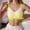 Yellow(New), variant on Women's Zero-Restriction Bra,Fashion Gradient Wire-Free Seamless Underwear Lift Support to Prevent Sagging Comfortable Bra