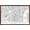 Mahogany Framed Version, variant on Philadelphia Map Wall Poster with Push Pins, 22.375" x 34"