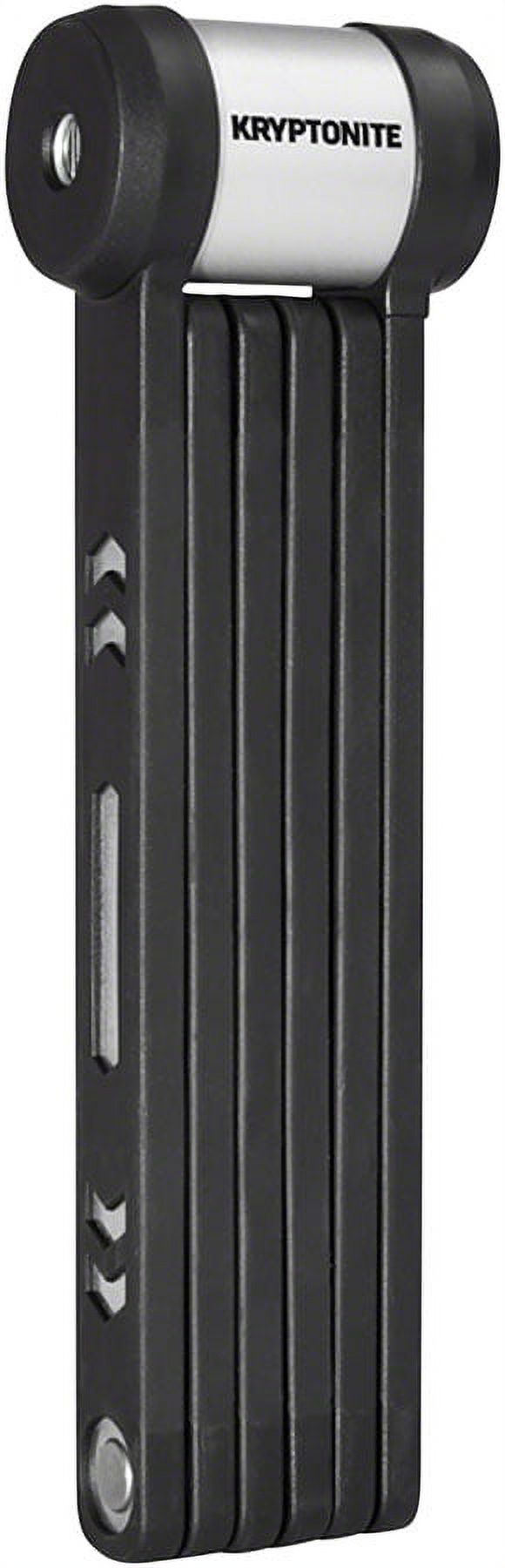 Kryptonite Kryptolok 610 S Folding Lock 100cm 5mm Black Includes 2 Keys - image 2 of 4