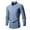 Blue, variant on Mens T-shirts Men's Long Sleeved Shirt Large Size Colored Shirt Active Long Sleeve Men Ling Sleeve Petite Turtleneck Tops Men Stretch Valentines Day Dress Shirts Peach Fit White S