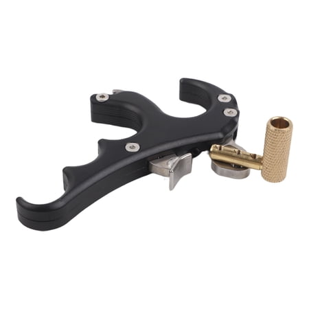 Wofarmy Adjustable Trigger for Archers Thumb Trigger Compound Bow Release Lightweight 140G Adjustable Trigger Sensitivity Ergonomic Grip Balck