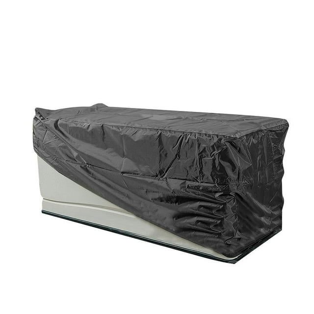 Inteprter Cubierta antipolvo portátil para muebles, impermeable, resistente al polvo, bolsa para muebles, cubierta antipolvo para gabinete de Jardín y Patio Negro No.01 Inteprter HA025345-01