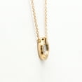 thumbnail image 3 of Pre-Owned Tiffany Tiffany T T Two Circle Necklace Mini Diamond Pink Gold (18K)... (Good), 3 of 13