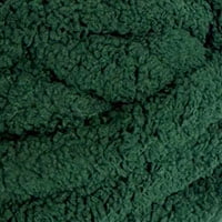 Mainstays Chunky Chenille Yarn, 31.7 yd, Hunter Green, 100% Polyester, Super Bulky, Pack of 4