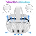 thumbnail image 6 of GAEKOL VR Shell Protective Protector Cover for Meta/Oculus Quest 3, Silicone Front Headset Protector Cover Anti Scratch Anti Dust Anti Shock, Compatible with Quest 3 Accessories (White), 6 of 7