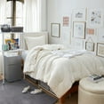thumbnail image 4 of Coma Inducer Git Cozy - ® Oversized Comforter Set - Taupe White Queen, 4 of 5